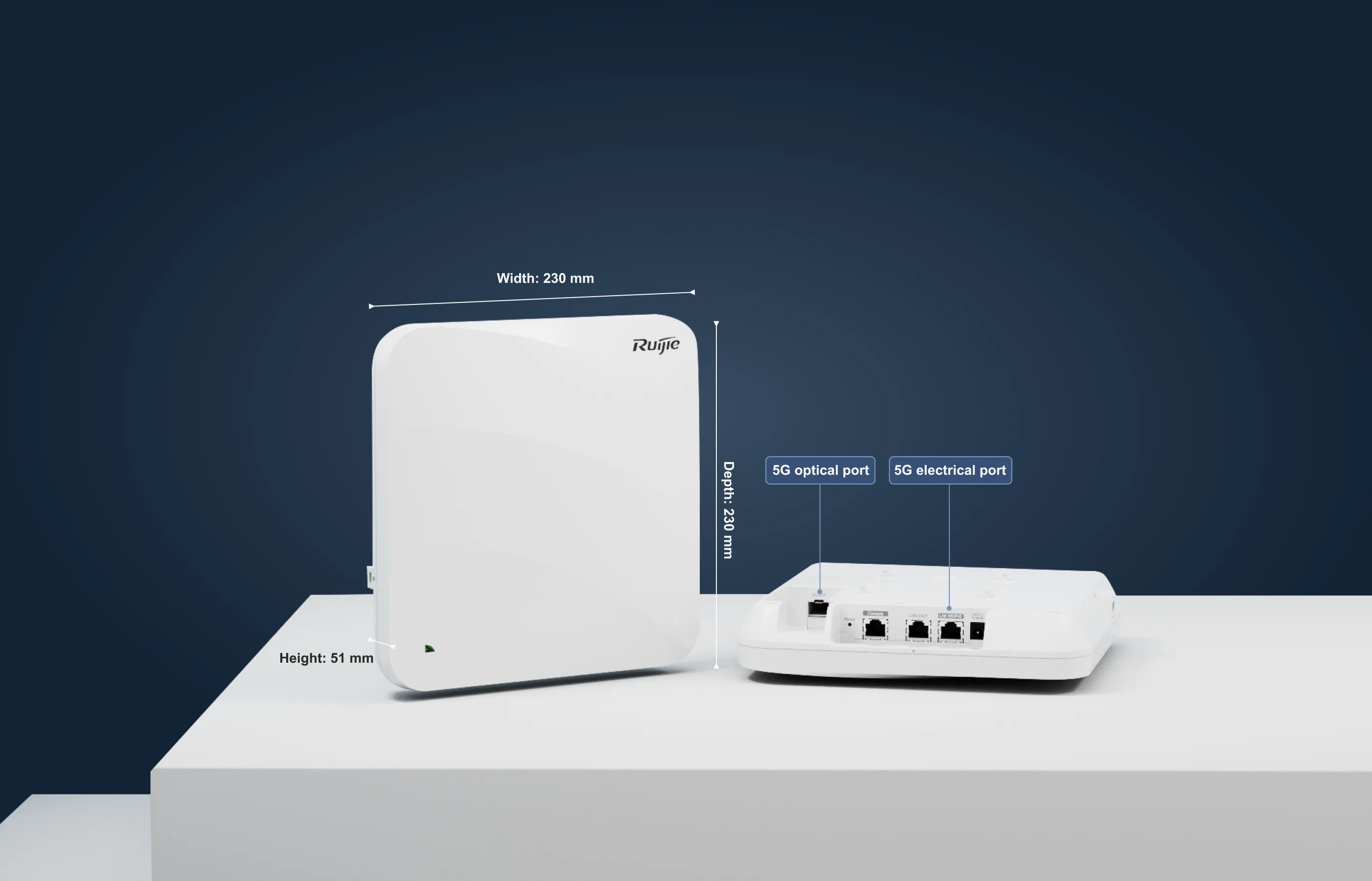RG-AP840-L, Wi-Fi 6 Dual-Radio 5.378 Gbps Indoor AP