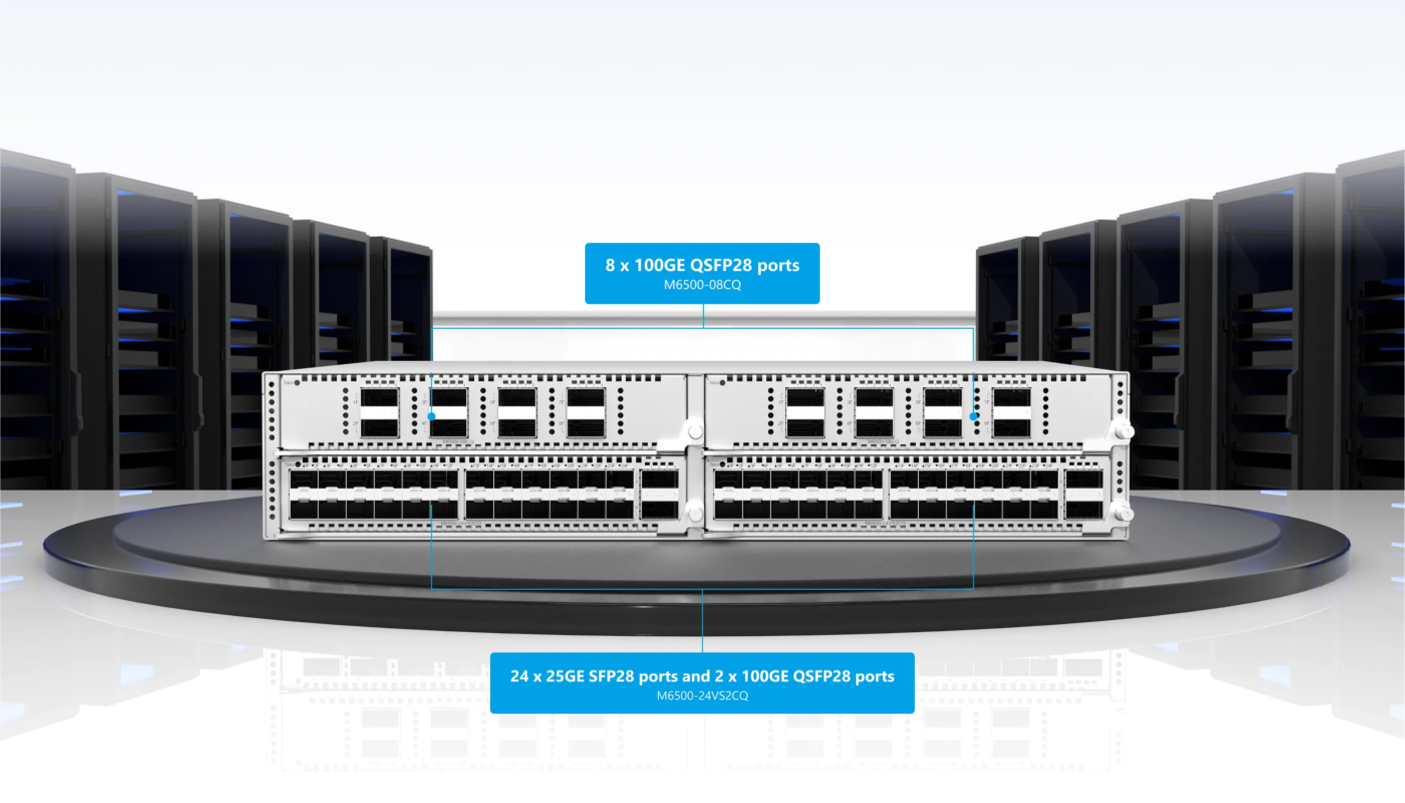 RG-S6510-4C 100GE Data Center Access Switch