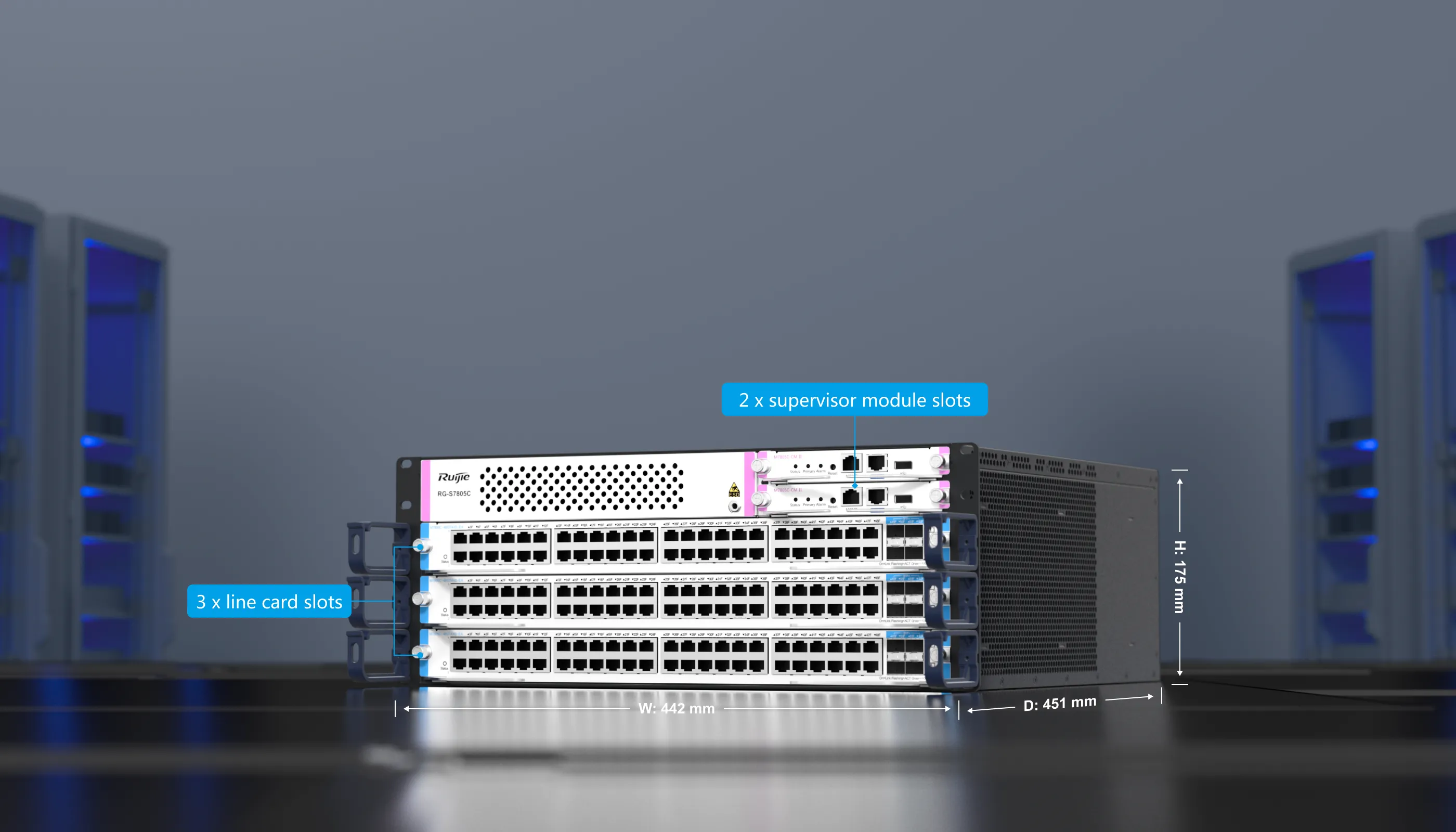 RG-S7805C 4 RU Modular Campus Core Switch