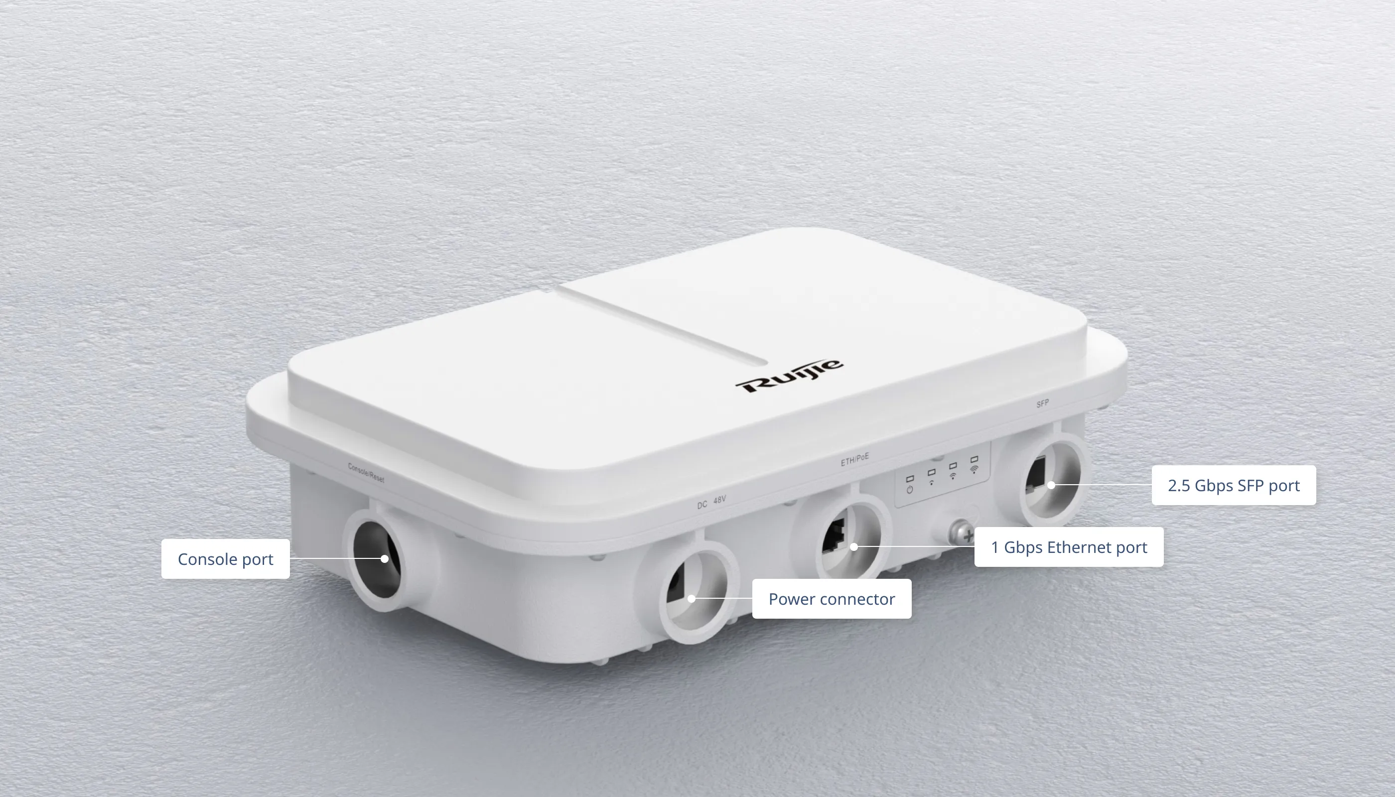 RG-SAP685-SP, Wi-Fi 6 Dual-Radio 2.976 Gbps Cost-Effective Outdoor Access Point with Directional Antennas